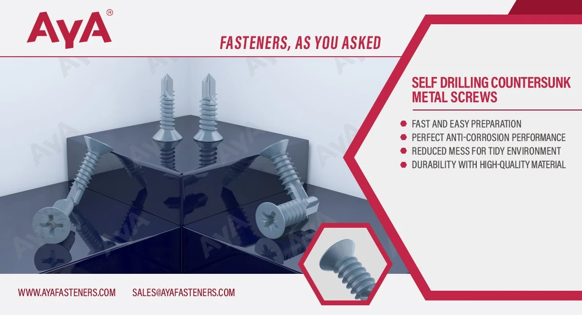 Self Drilling Countersunk Metal Screws-advantages